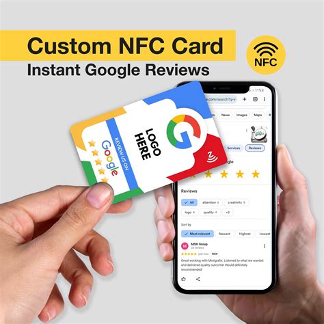 nfc cards google review|google customer review card.